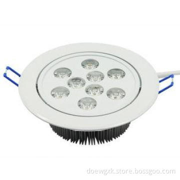 High Power LED Downlight 9W LED Recessed Ceiling Light Fixt